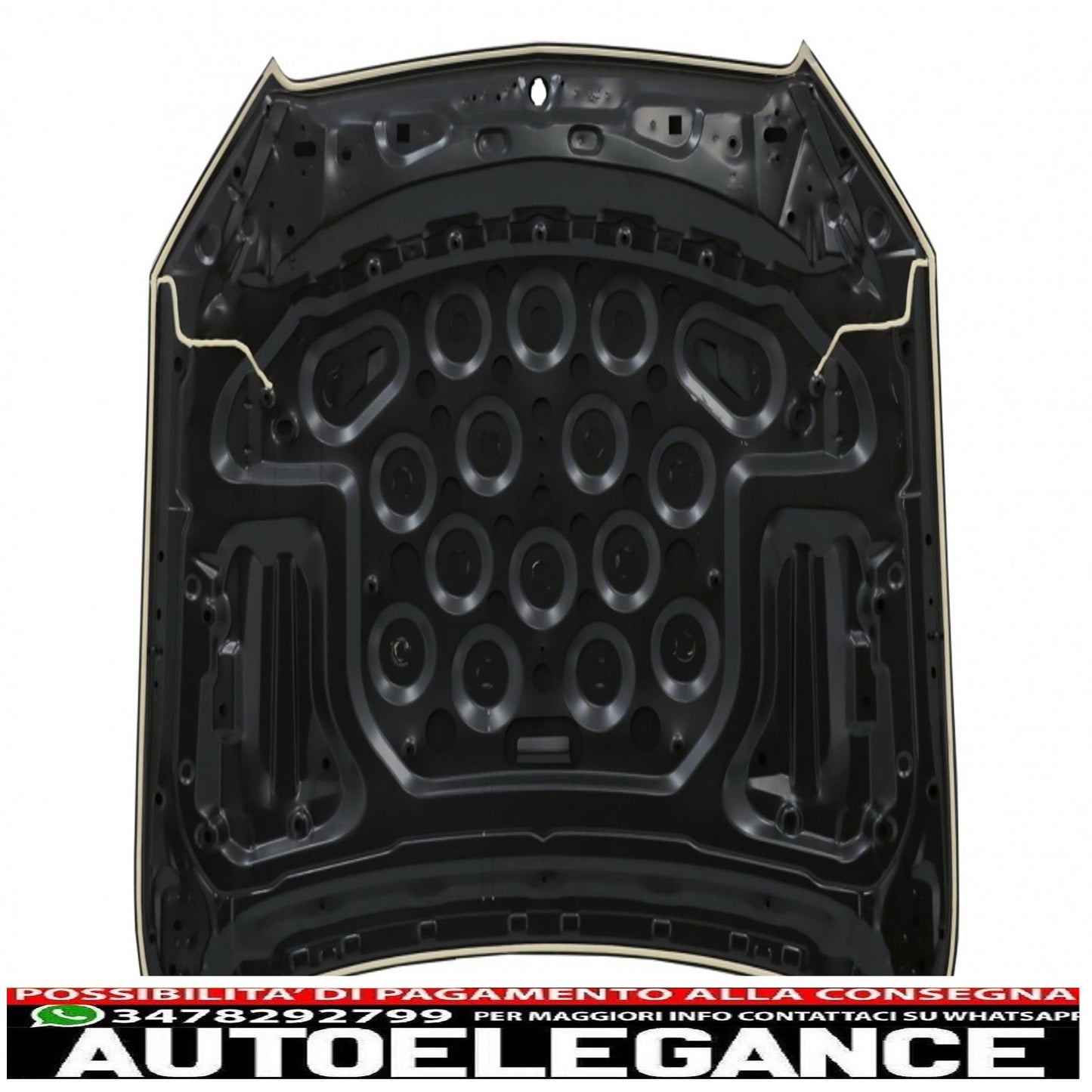 Cofano cofano anteriore con parafanghi anteriori adatto a mercedes classe c w205 s205 c205 a205 (2014-2020) design c63 AUTOELEGANCERICAMBI