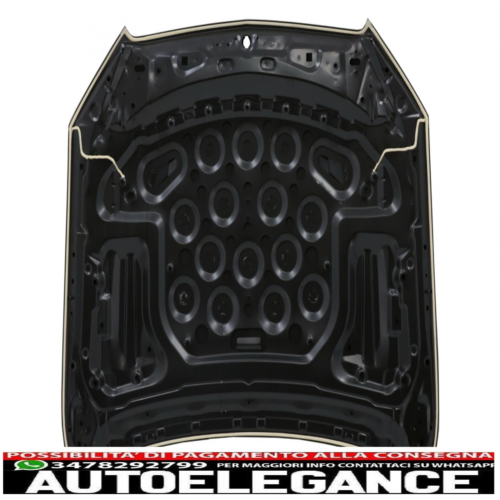 Cofano cofano anteriore con parafanghi anteriori adatto a mercedes classe c w205 s205 c205 a205 (2014-2020) design c63 AUTOELEGANCERICAMBI