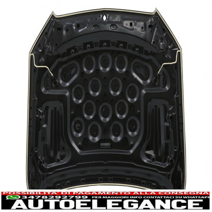 Cofano cofano anteriore con parafanghi anteriori adatto a mercedes classe c w205 s205 c205 a205 (2014-2020) design c63 AUTOELEGANCERICAMBI