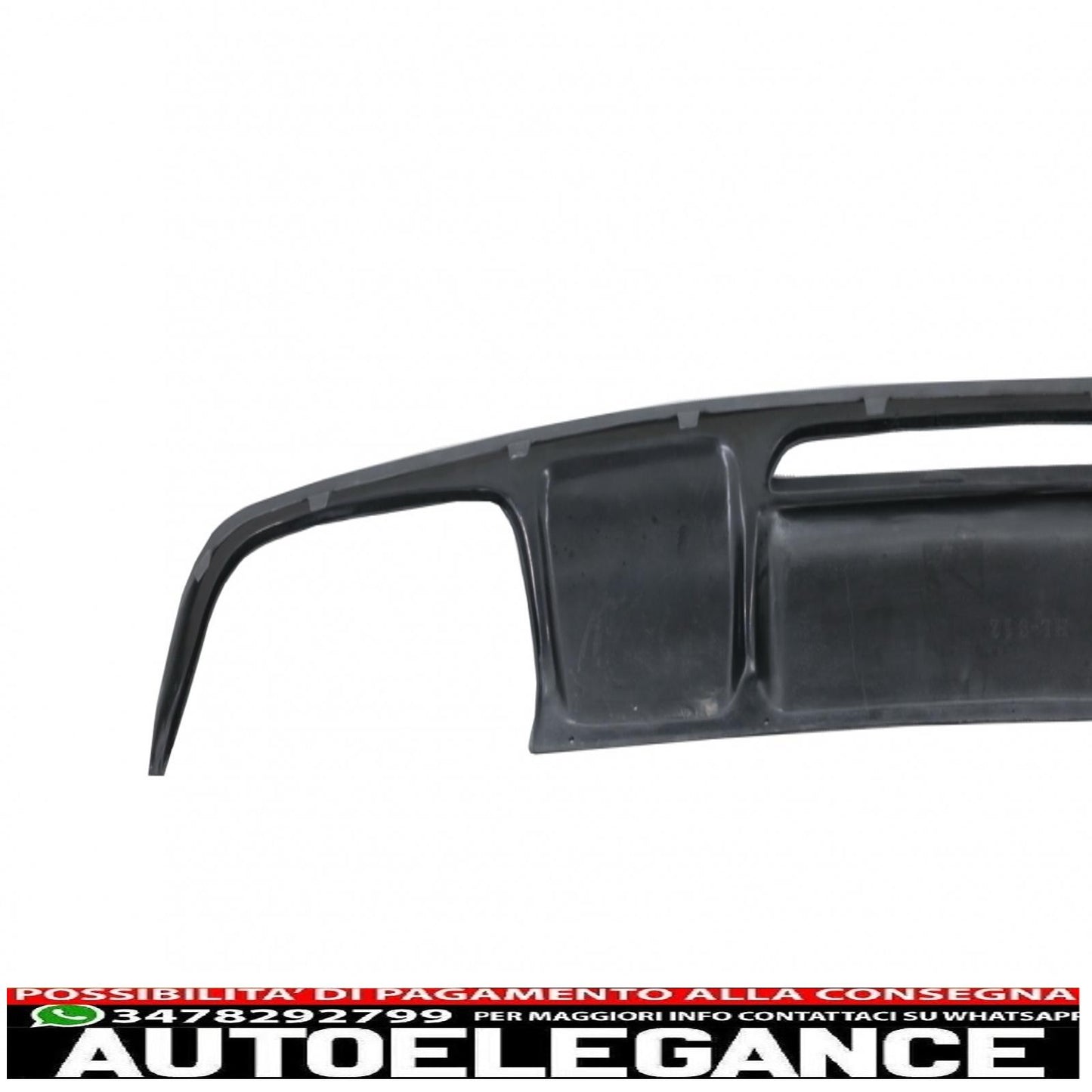 diffusore paraurti posteriore adatto per mercedes cls berlina w218 (2012-2017) solo per paraurti standard