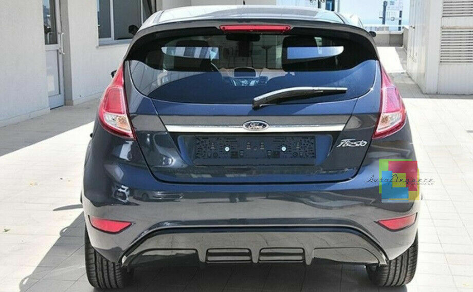 SOTTO PARAURTI FORD FIESTA MK7 08-17 DIFFUSORE ABS NERO LUCIDO DAM ESTRATTORE 05