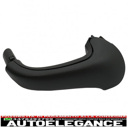 set of front interior door handles suitable for mercedes c class w203 s203 (2000-2007) black