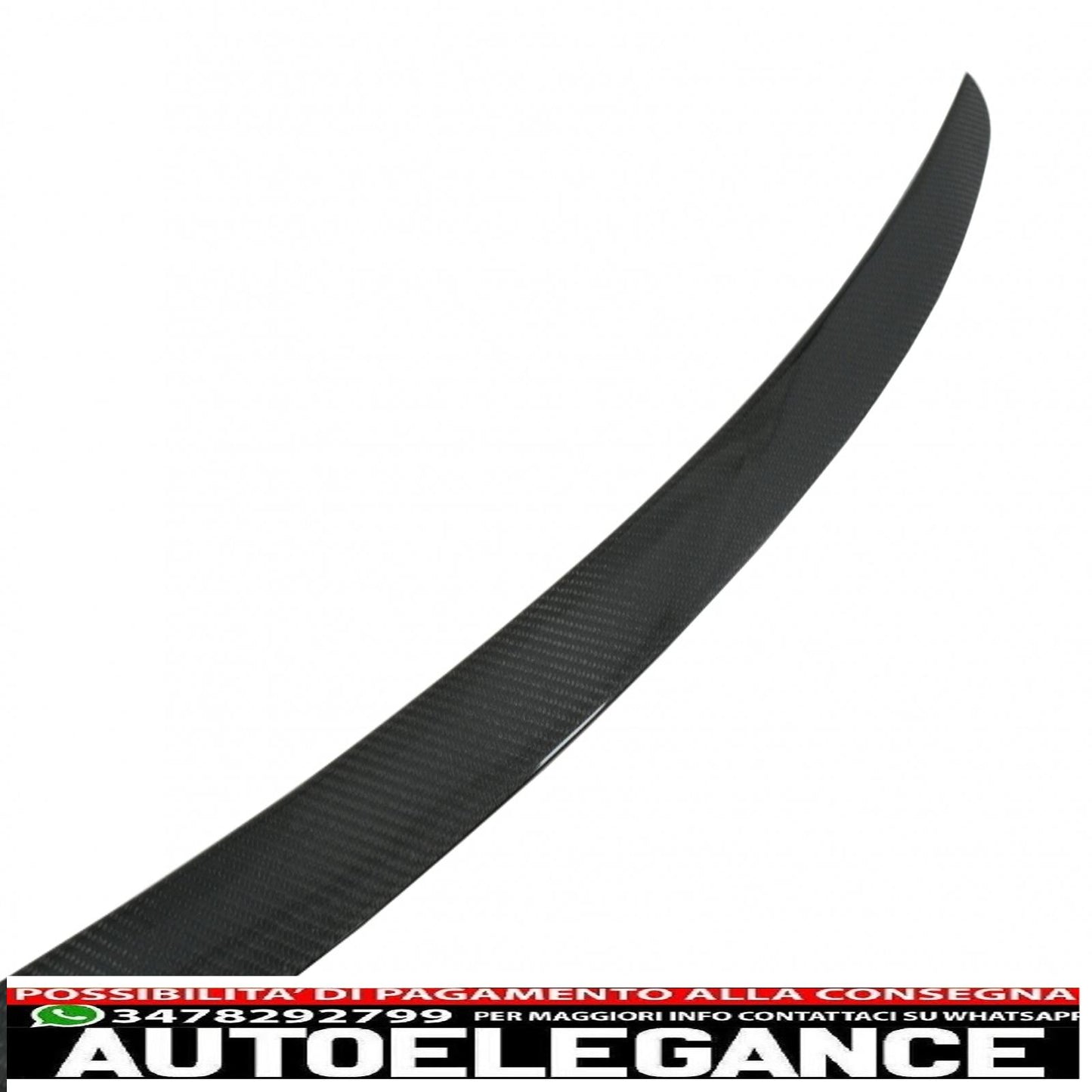 Trunk lid spoiler suitable for audi a7 4g8 s7 rs7 (2011-2017) real carbon 