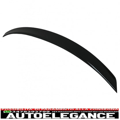 trunk spoiler suitable for audi a5 f5 sportback (2017-up) piano black 