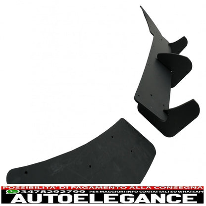 estensione paraurti posteriore per diffusore e splitter laterali adatta per vw golf 7 vii r (2013-2016)