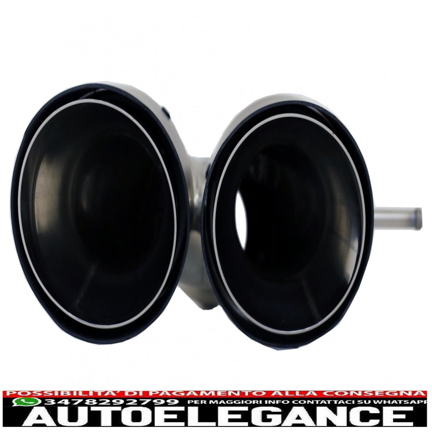 Carbon Fiber Exhaust Muffler Tips Fit For Land Rover Range Rover &amp; Suv Inlet 7.8cm