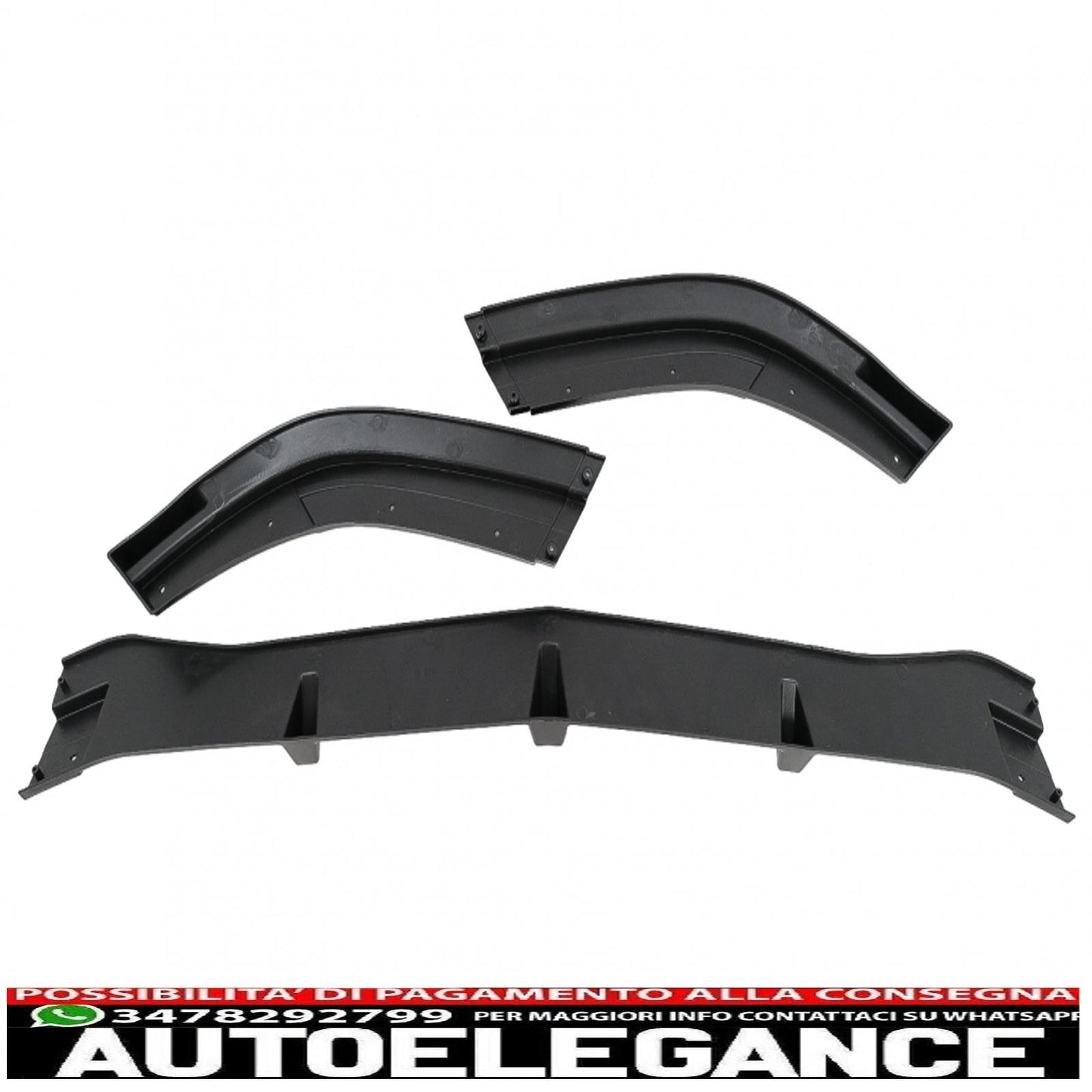 Estensione del labbro dello spoiler del paraurti anteriore adatta per mercedes classe e w212 s212 facelift sport line (2013-2016) nero pianoforte