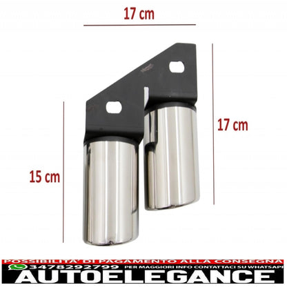 Diffusore d'aria con mantovana per paraurti posteriore adatto per audi a4 b8 restyling (2012-2015) con terminali di scarico e terminali di scarico limousine avant s4 design