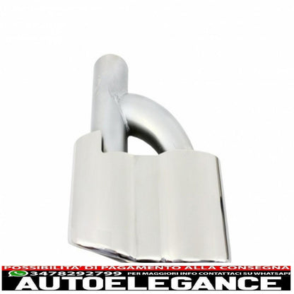 Rear bumper suitable for mercedes w221 s class (2005-2011) with exhaust tips 