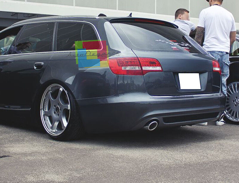 DIFFUSORE ADATTO PER AUDI A6 4F C6 2005-2008 AVANT STANDARD LOOK SLINE 1+1