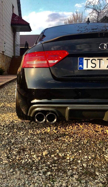 DIFFUSORE ADATTO PER AUDI A5 LOOK AUDI RS5 COUPE STANDARD 07-11