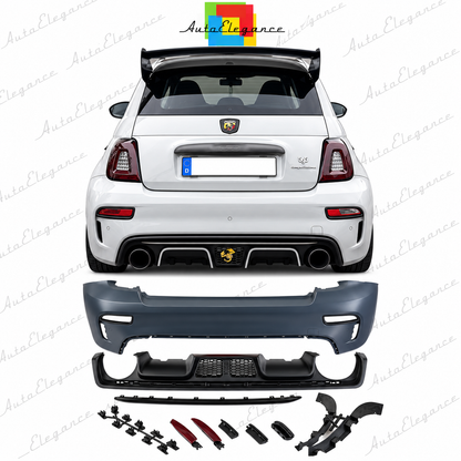 ART.10649 PARAURTI  POSTERIORI ADATTO  PER Fiat 500 ab 2007-2025
