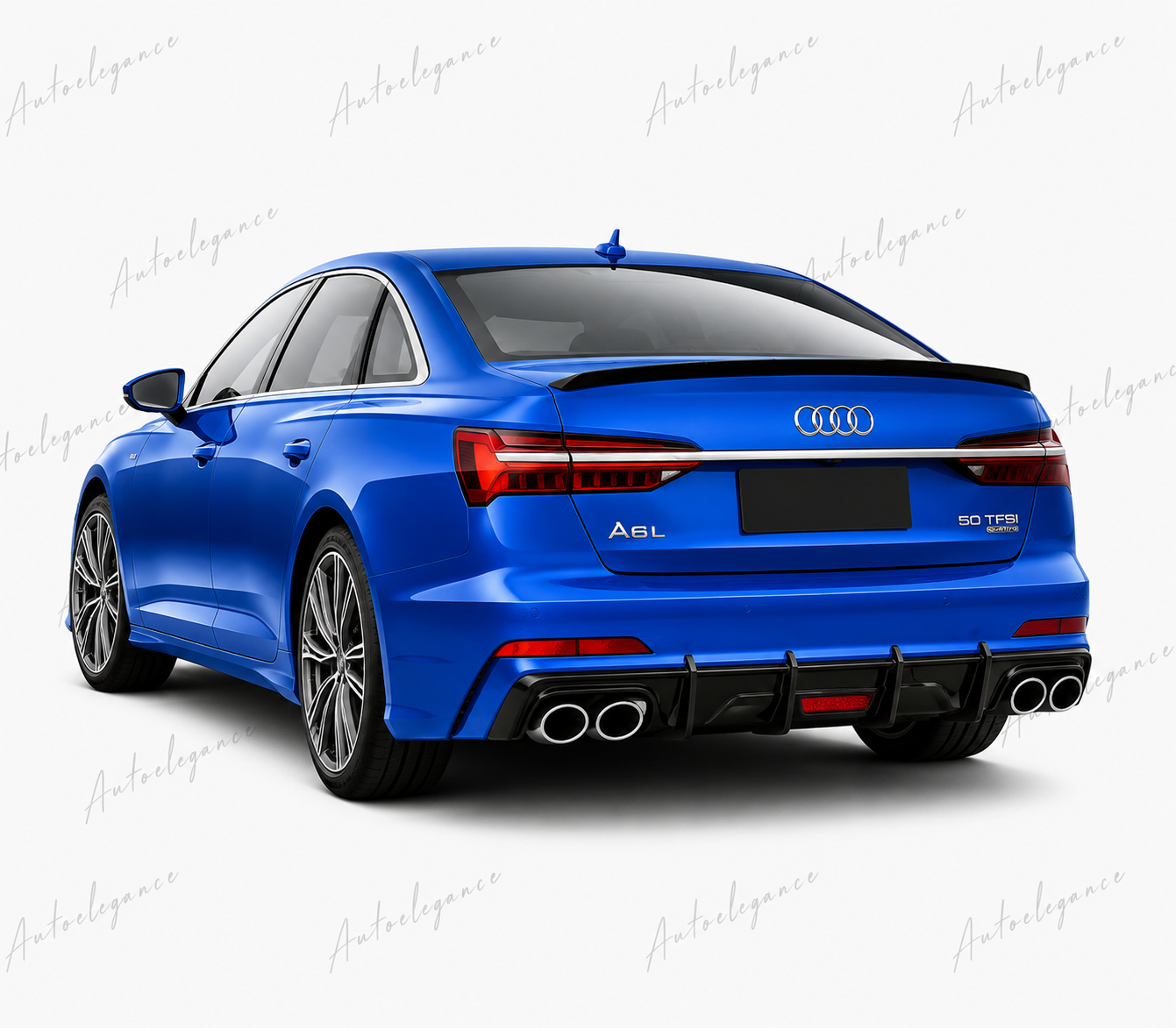🔥ART.9889 SPOILER STILE M4 NERO LUCIDO PER AUDI A6 S6 C8 BERLINA 2018+🔥