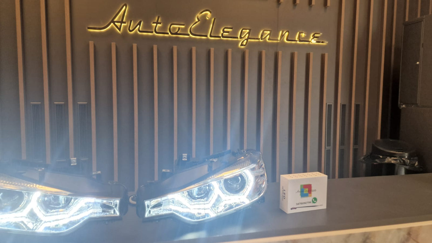 HEADLIGHTS SUITABLE FOR BMW 3 SERIES F30 F31 2015-2018 CHROME