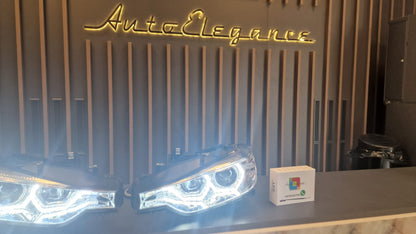 HEADLIGHTS SUITABLE FOR BMW 3 SERIES F30 F31 2015-2018 CHROME