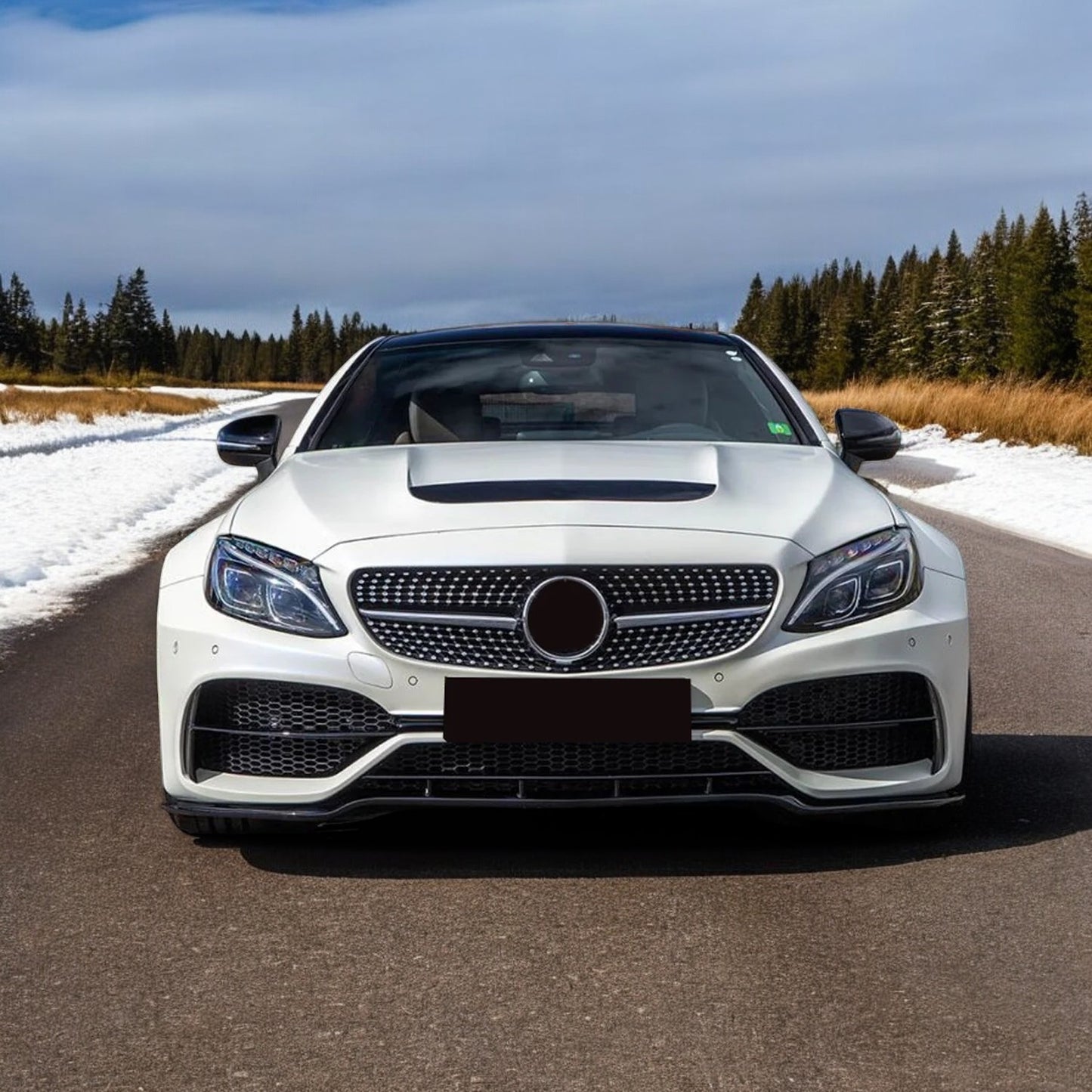 💎Grille suitable for Mercedes C-CLASS W205 pre-restyling DIAMANT💎