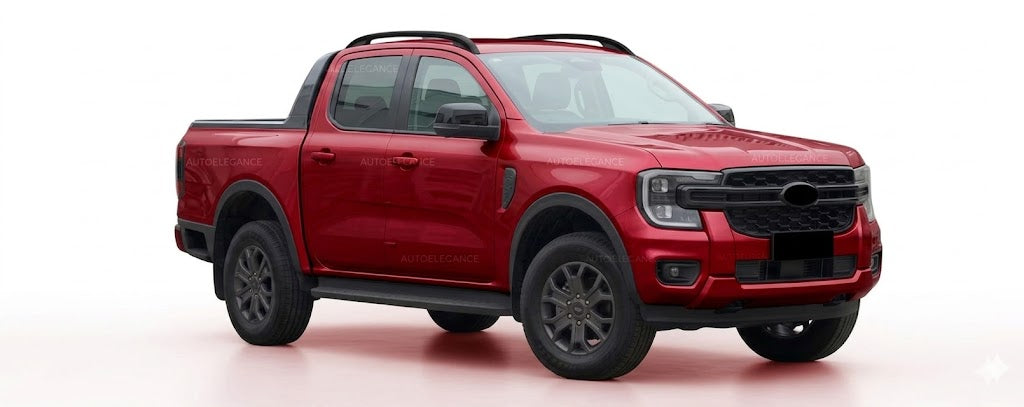💫ART.10154 Barre Portatutto in alluminio Nero TENZO-R per Ford Ranger T9💫