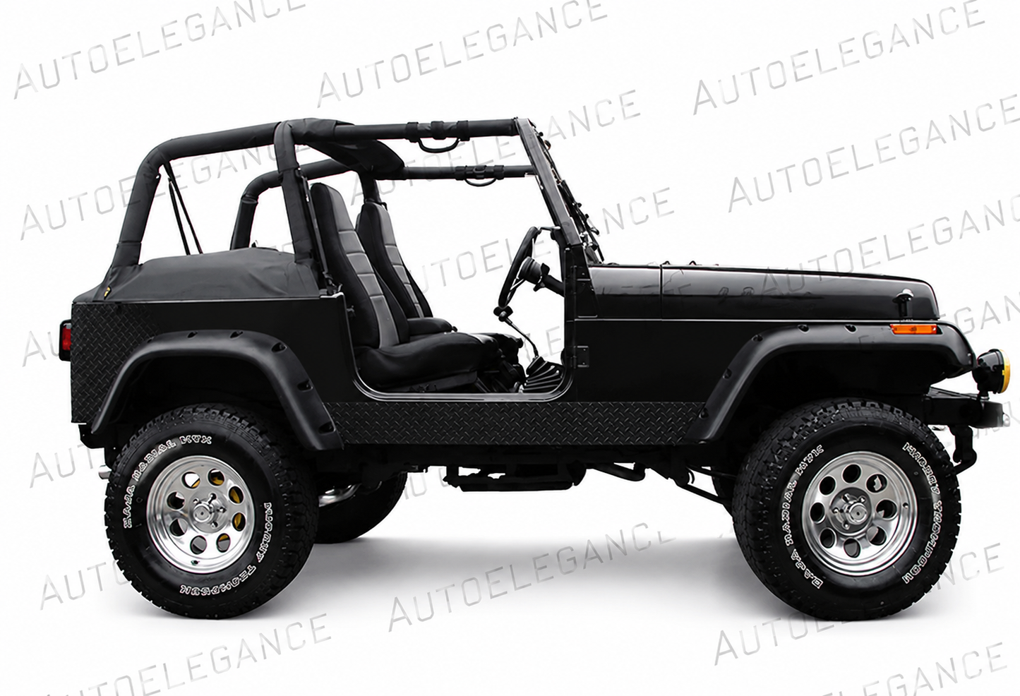 💥2098 FENDERS FITS JEEP WRANGLER YJ 1987-1996 RAW💥