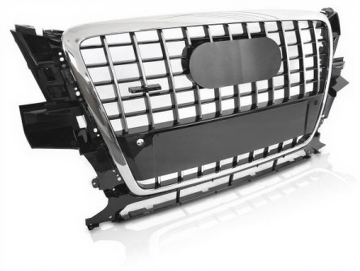 💫ART.4784 GRIGLIA SPORTIVA STILE S NERO CROMO PDC PER AUDI Q5 8R 2008-2012💫