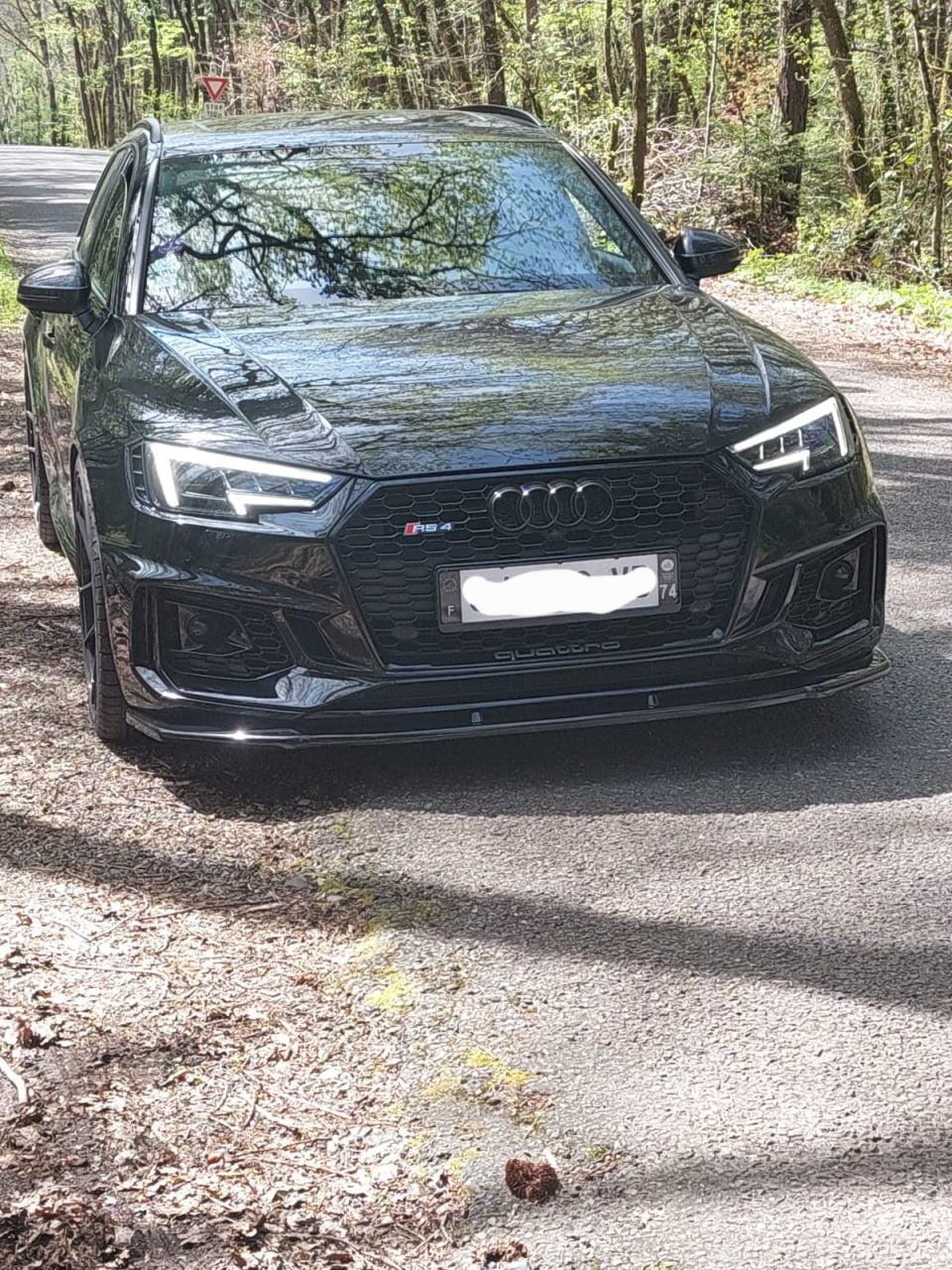 SPLITTER ADATTO PER AUDI RS4 B9 2017-2019