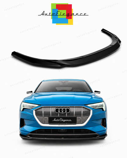 💕 Splitter   adatto per  Audi E-Tron nero lucido 💕