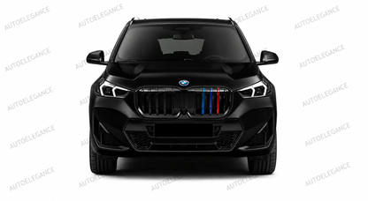 💫ART.10209 GRIGLIA BMW X1 U11 23- LOOK M NERO LUCIDO TRICOLORE💫