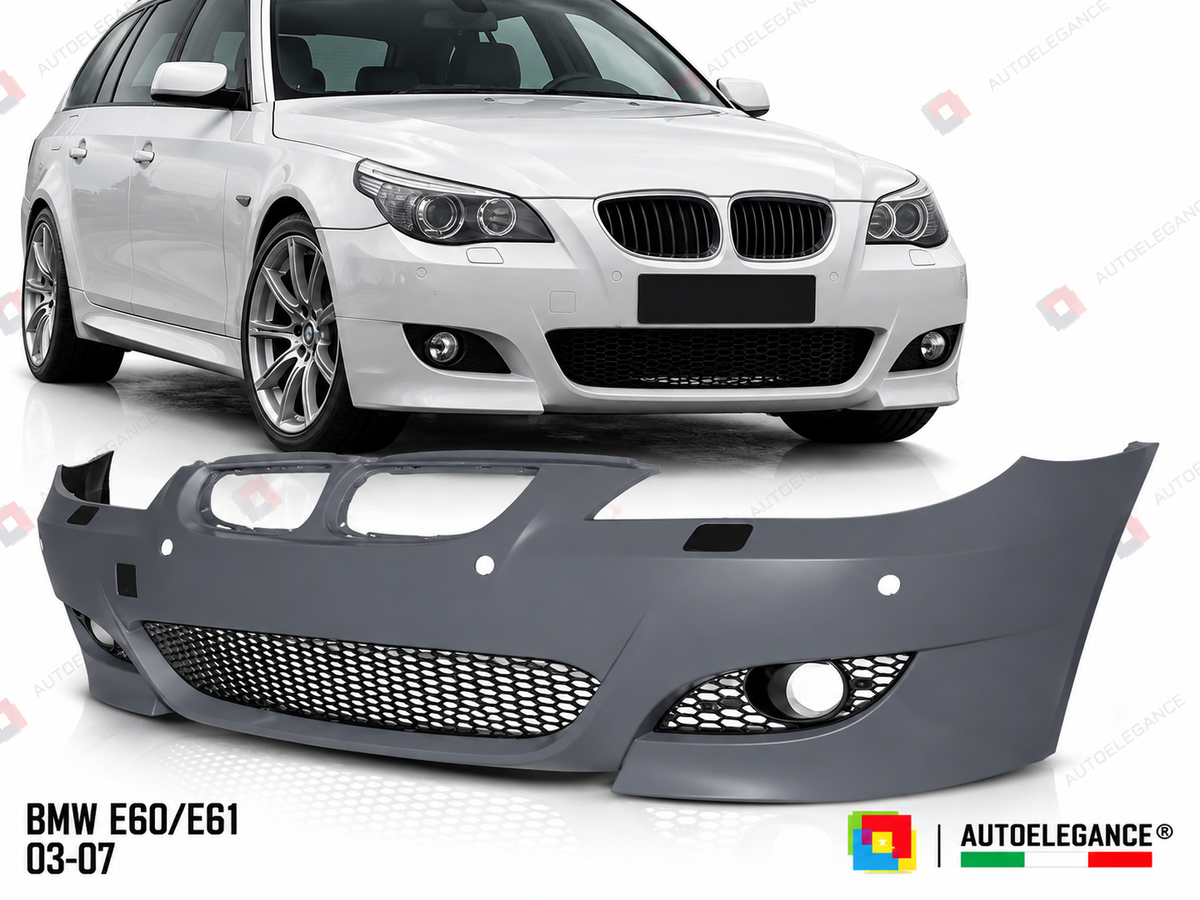 PARAURTI ANTERIORE SPORT ADATTO PER BMW E60/E61 03-07 LOOK M5