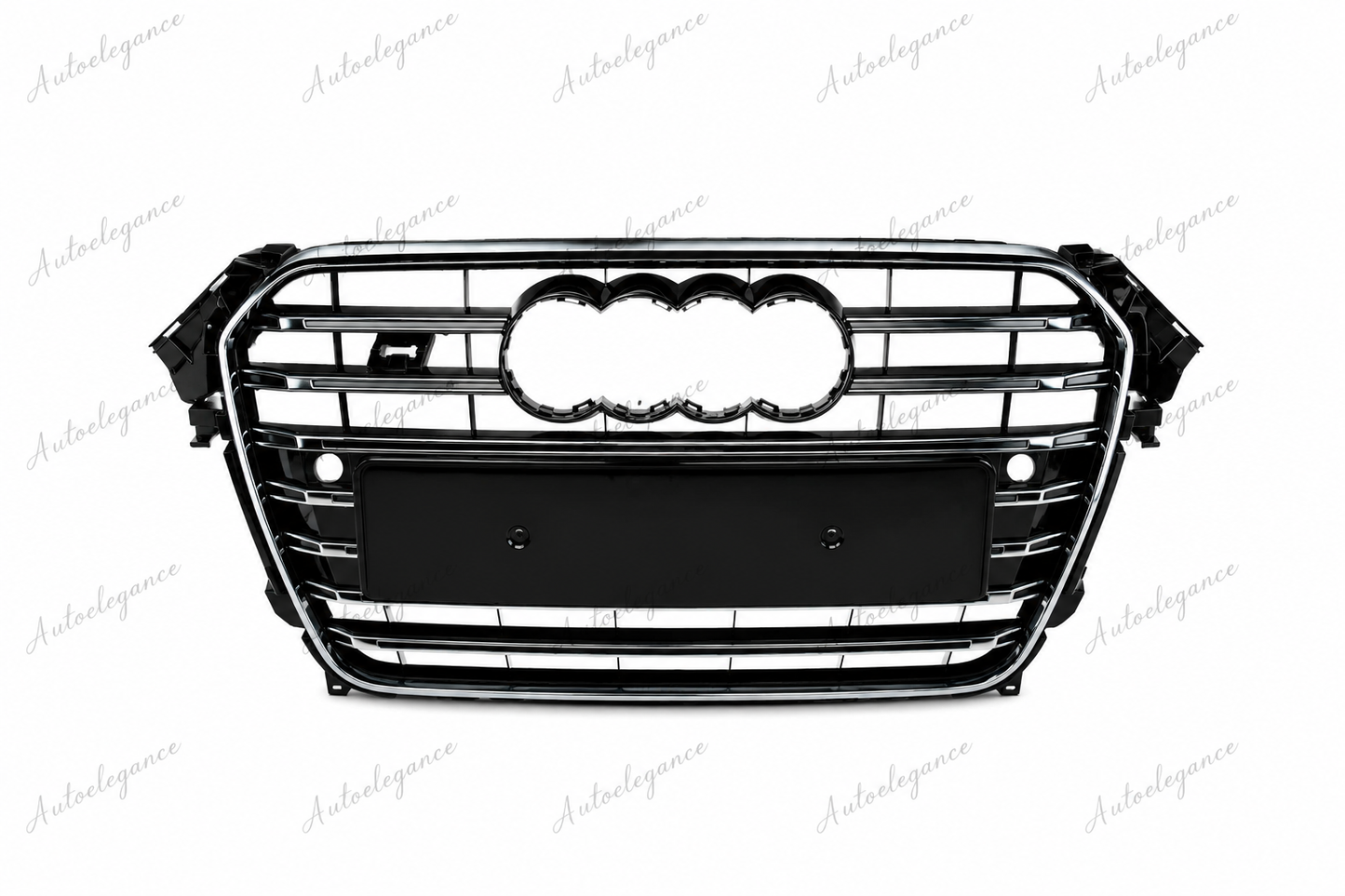 🔥ART.0588 GRIGLIA ADATTO PER AUDI A4 B8 2011-2015 LOOK S4 BORDO CROMATO🔥