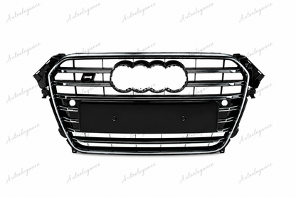 🔥ART.0588 GRIGLIA ADATTO PER AUDI A4 B8 2011-2015 LOOK S4 BORDO CROMATO🔥