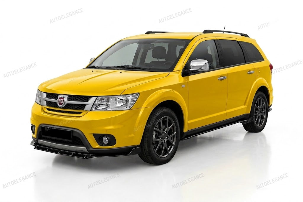 FIAT FREEMONT FRONT BUMPER SPLITTER GLOSSY BLACK RS LOOK
