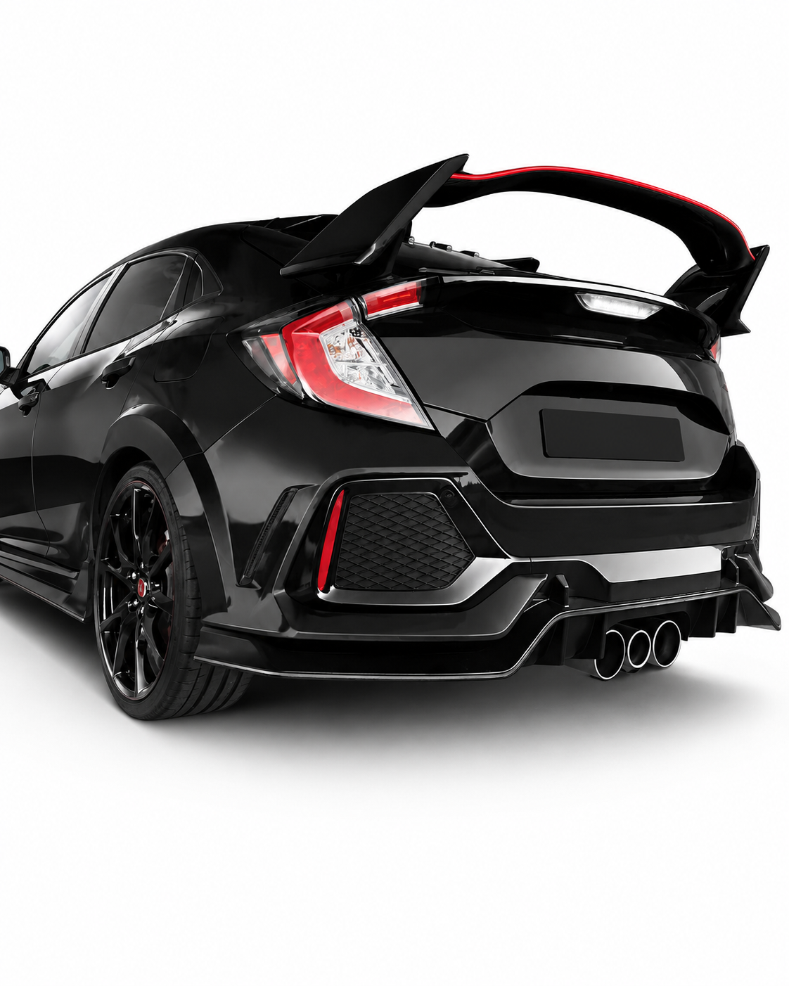 💕PARAURTI POSTERIORE HONDA CIVIC 16-20 LOOK NUOVO TYPE R💕
