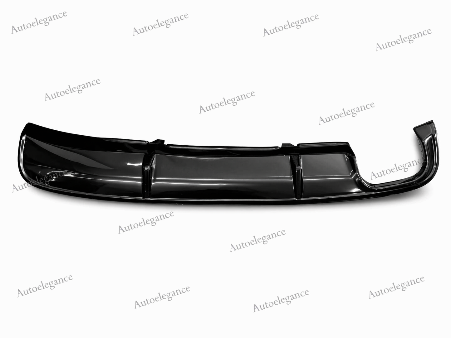 🔥ART.0445 DIFFUSORE POSTERIORE NERO LUCIDO PER AUDI A4 B9 8W 2015–2018 🔥