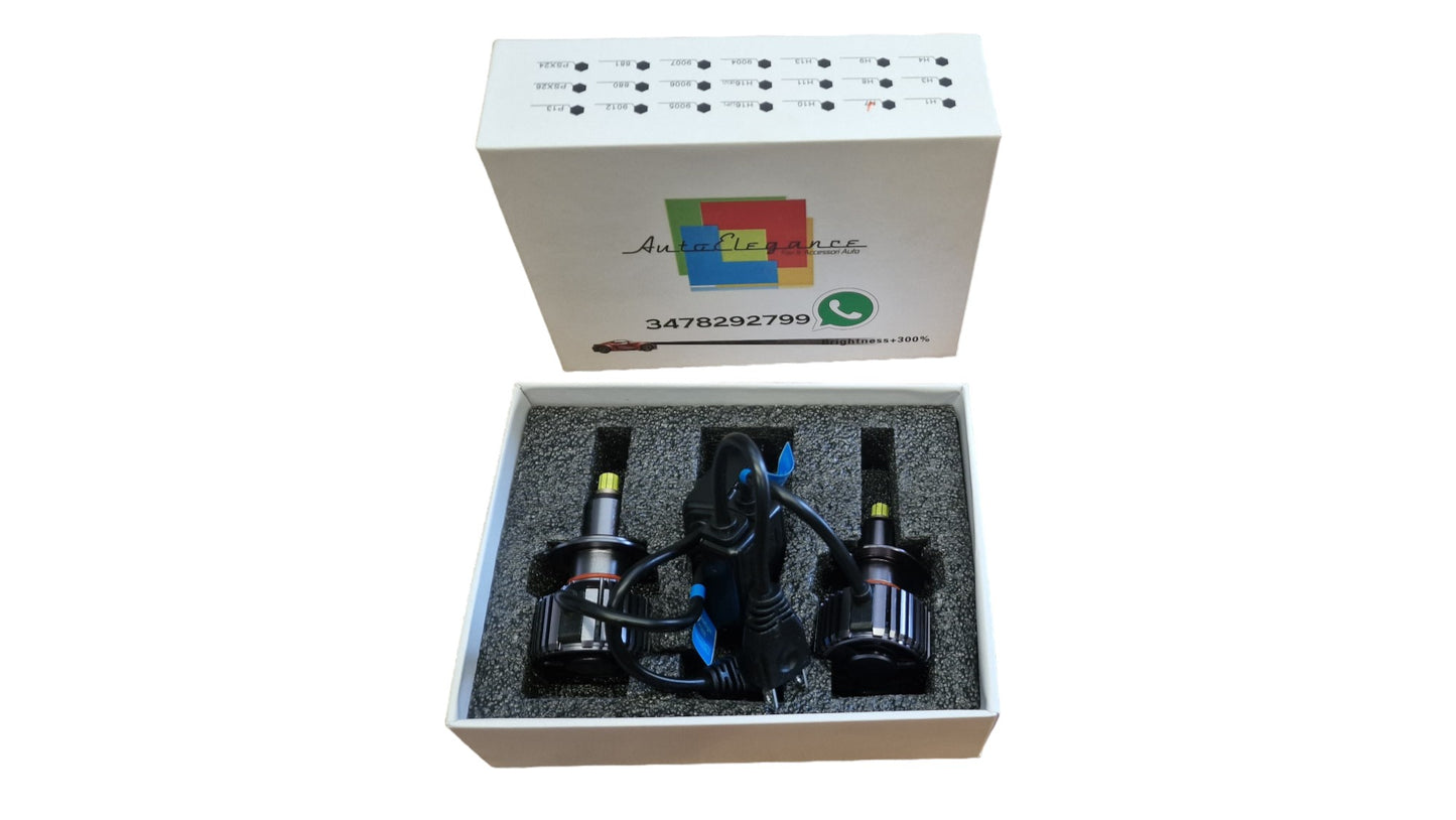 😎KIT FULL LED H7 CANBUS SMART FORTWO 451 6000K BIANCO 9600 LUMEN 80W😎