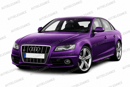 ART.0632 GRIGLIA ANTERIORE AUDI A4 B8 08-12 AVANT BERLINA CALANDRA S4 NERA BORDO CROMATO