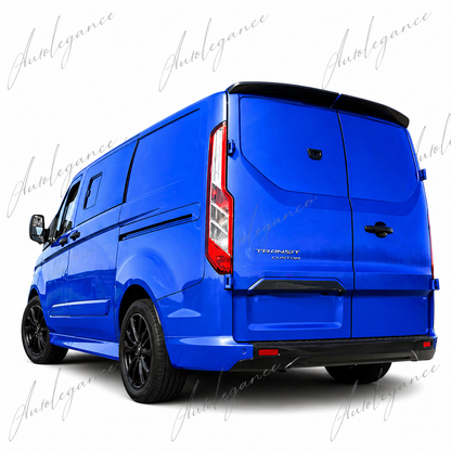 🔥ART.9730 SPOILER TETT PER FORD CUSTOM IN ABS NERO LUCIDO / 12 -17 (2  PARTI)🔥