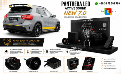 💕ART.2672 PANTHERA Soundsystem Booster 7.0-Mercedes-Benz GLA 45 AMG X156💕