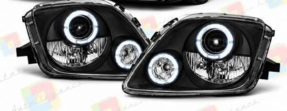 ART.11110 FARI  ANTERIORI ADATTO PER HONDA PRELUDE 02.97-01 NERO LED