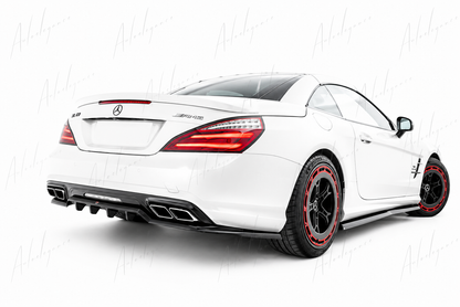 🔥ART.9693 SPLITTER POSTERIORE PER MERCEDES-BENZ SL 63 AMG R231🔥