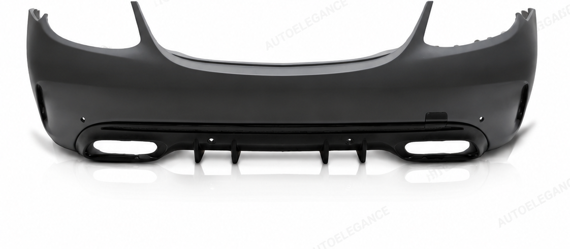 💕PARAURTI POSTERIORE MERCEDES CLASSE C W205 18-21 LOOK AMG C63 PDC💕
