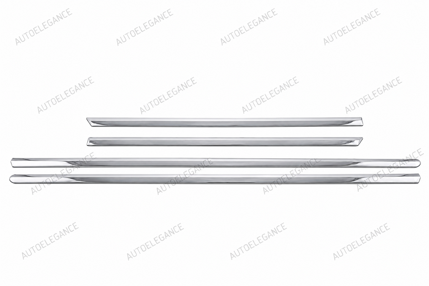 💫ART.10139 Cornici Finestrini Cromate, 4 pezzi, per VW Passat B6 3C 2005–2010💫