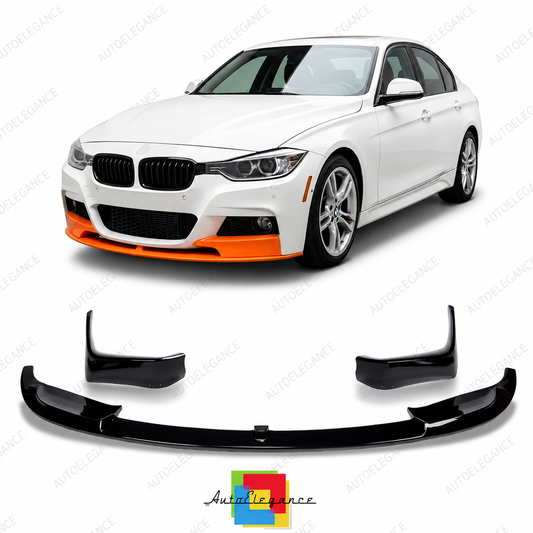 👉Spoiler anteriore nero lucido adatto per BMW Serie 3 F30 F31 2011-2018👈