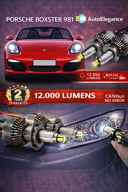 KIT LED per Porsche BOXSTER 981 ANABAGLIANTI H7 CANBUS Bianco 6500K 360 gradi