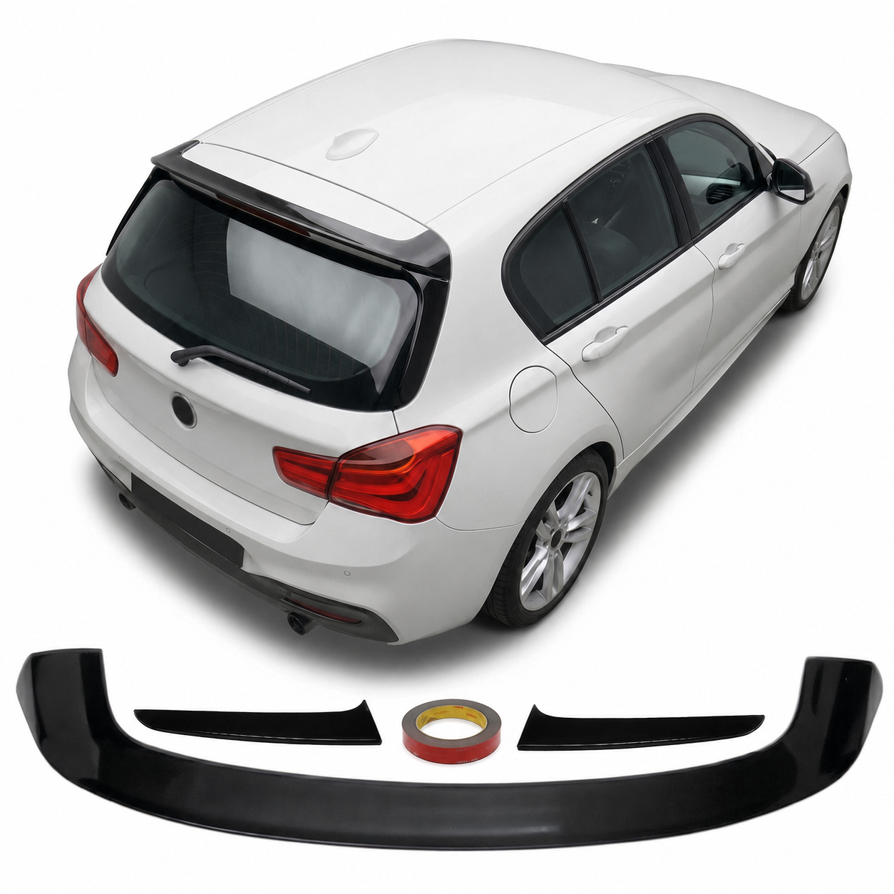 👉Spoiler sul tetto non verniciato adatto per BMW Serie 1 F20 F21 2011-2019👈