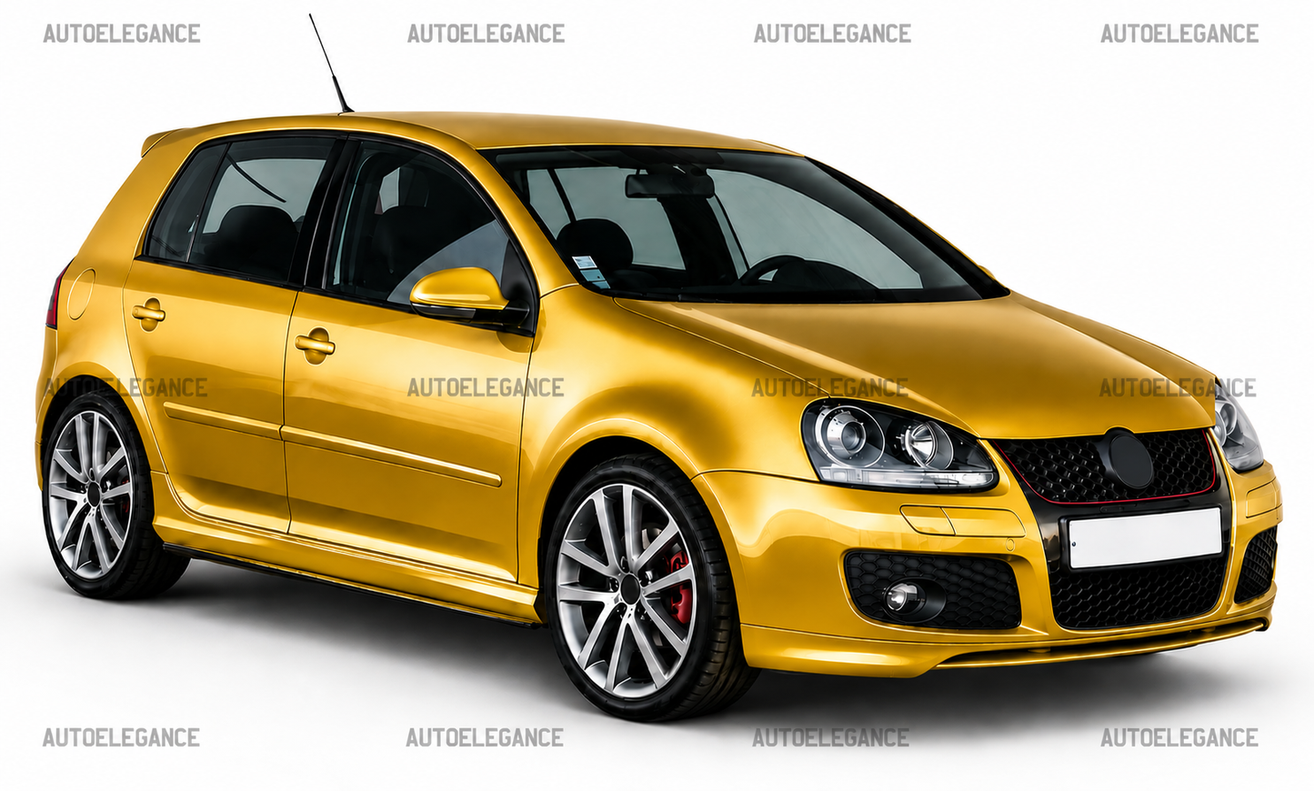 💫ART. 10128 Minigonne Laterali Nero Lucido per VW Golf 5 2003-2008💫