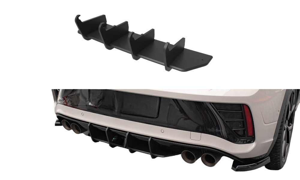 DIFFUSORE POSTERIORE STREET PRO VOLKSWAGEN T-ROC R MK1 FACELIFT