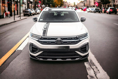 SPLITTER ANTERIORE V.2 ADATTO PER VOLKSWAGEN T-ROC R/R-LINE MK1 FACELIFT