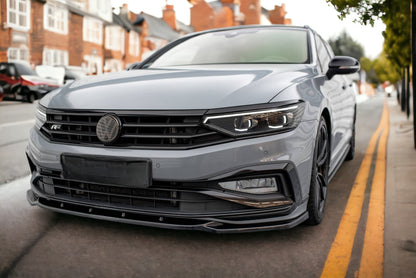 FRONT SPLITTER V.1 VOLKSWAGEN PASSAT R-LINE B8 FACELIFT 
