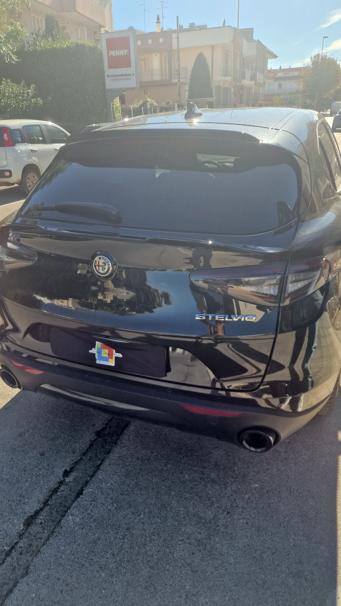 ALA AGGIUNTIVA ADATTA PER ALFA ROMEO STELVIO 2016-2022 ABS LOOK NERO LUCIDO