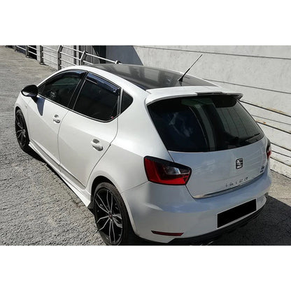 SPOILER TETTO ADATTO PER SEAT IBIZA 6J 3 PORTE LOOK CUPRA DESIGN NERO LUCIDO
