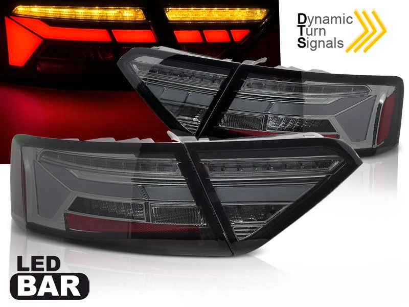 💫ART.6371 Fanali posteriori LED fume adatti per AUDI A5 2011-2016💫